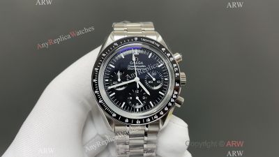 BBT Factory Omega Speedmaster 42mm 3861 Movement Black Face Watch
